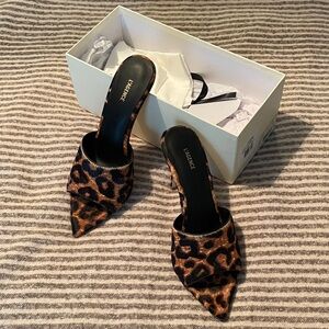 NIB L’AGENCE LOLITA VII HEELED MULE SIZE 9